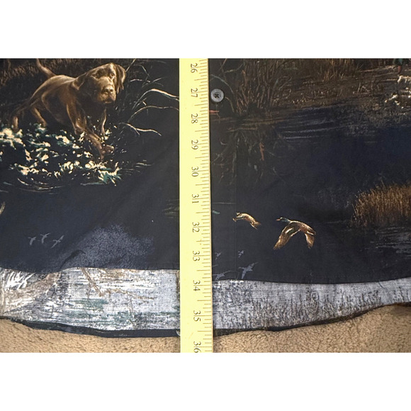 RedHead Long Sleeve Mens Button Down Shirt Size XLT Tall Hunting Dog Cotton - Picture 6 of 7